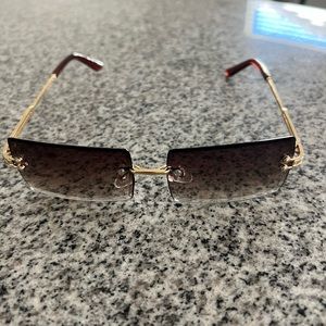 Brown tinted sunglasses